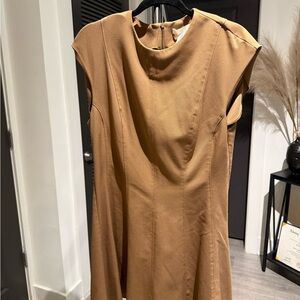 H&M Tan Midi Dress